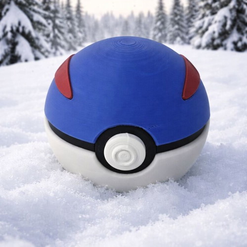 GreatBall Pokéball Pokemon new 3D printed