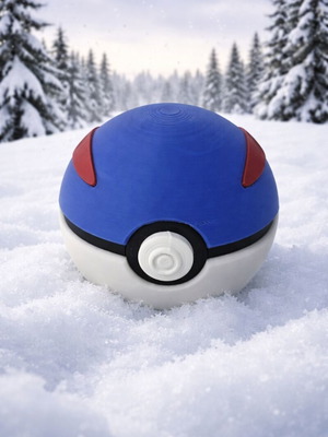 GreatBall Pokéball Pokemon καινούργιο 3D printed