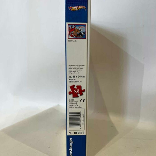HotWheels Ravensburger puzzle used, 80 pieces