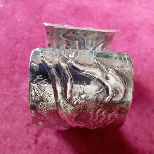 Silver bracelet with dolphins and Nereids, new, handmade 925