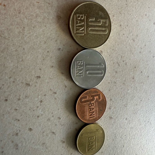 Romanian coins used in very good condition