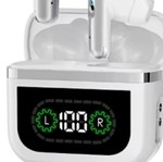 Bluetooth wireless earbuds with digital display, new
