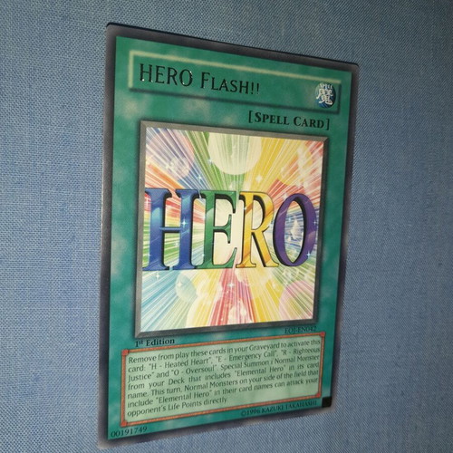 Yu-Gi-Oh! Hero Flash Spell Card καινούργιο, 1η Έκδοση