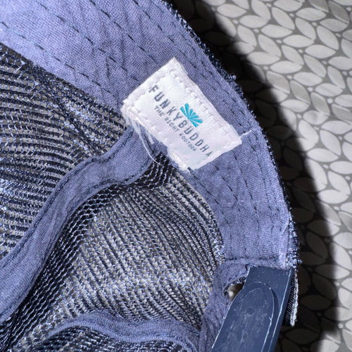 Funky Buddha hat dark blue like new with logo