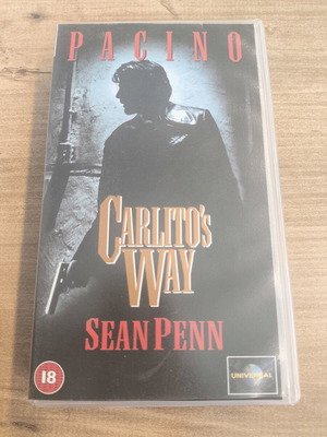 Carlito's Way βιντεοκασέτα μεταχειρισμένη, σε καλή κατάσταση, χωρίς υπότιτλους
