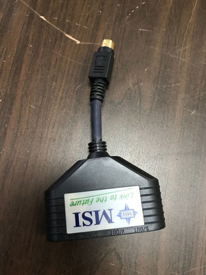 MSI Old S Video Breakout Adapter μεταχειρισμένος