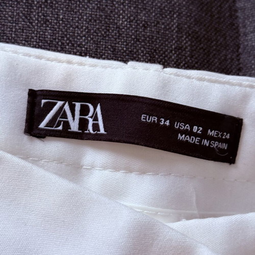Zara white fitted pants XS like new