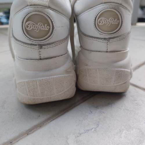 Buffalo chunky shoes, white, size 36