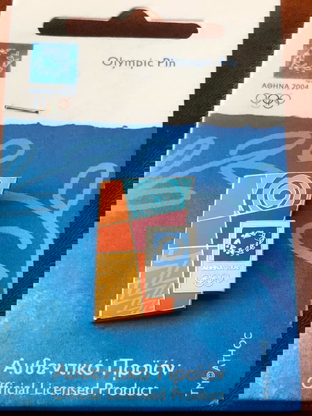 Αυθεντική καρφίτσα ολυμπιακών αγώνων Αθήνα 2004