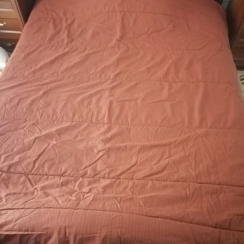 Double quilt used, 2.50x2.00, reversible, cotton