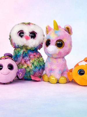 Ty Beanie Boos λούτρινα σετ 6 τεμαχίων σαν καινούργια