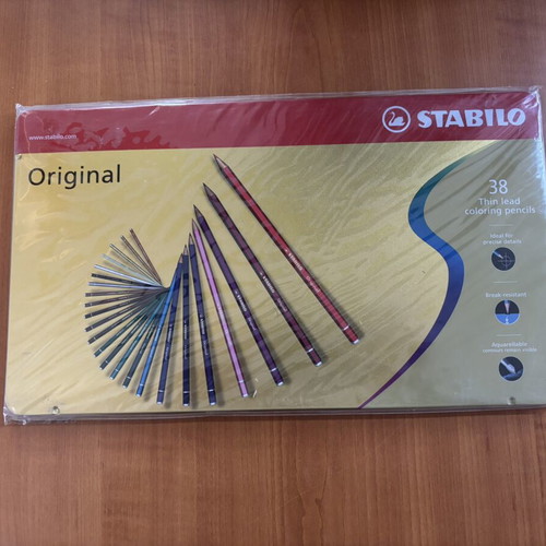 Stabilo 38 thin lead coloring pencils