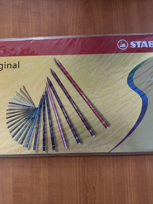 Stabilo 38 thin lead coloring pencils