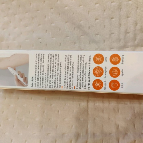 Electronic Anti-Itch Pen for Bites with Infrared Heating New