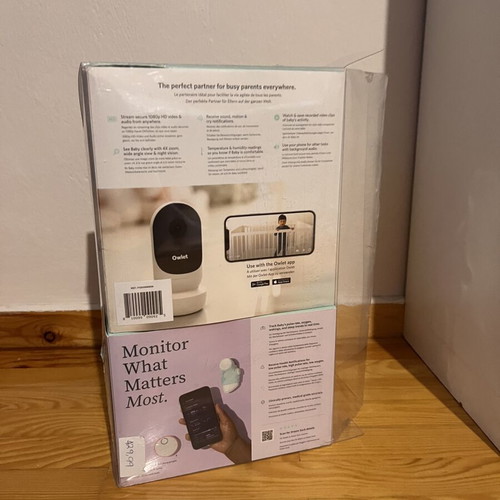 Owlet Dream Duo Smart Baby Monitor with Dream Sock like new