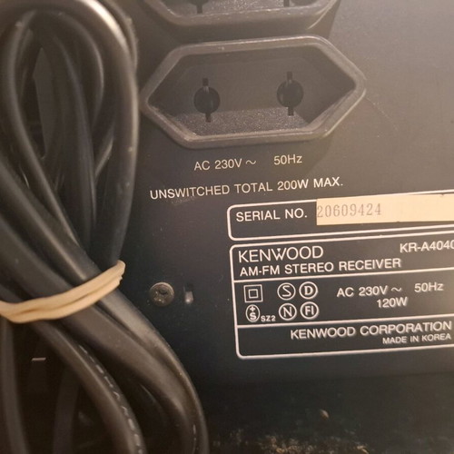 Kenwood KR-A4040 AM/FM stereo receiver used