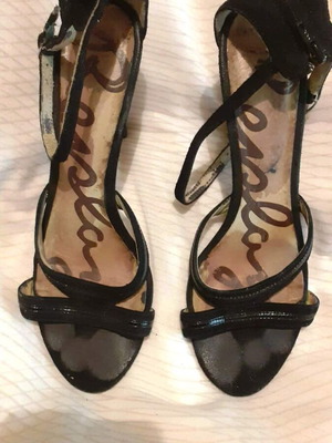 Πέδιλα Replay σαν καινούργια με τακούνι stiletto και ξύλινη όψη