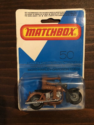 Matchbox Harley-Davidson 1200 cc motorcycle collectible used