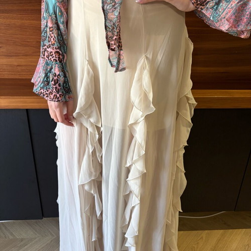 Iraida skirt new, maxi, cream, medium size