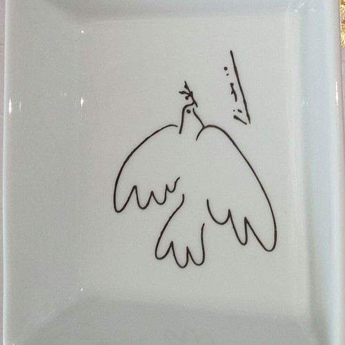 Picasso ashtray used, decorative MMI 2006, rare collectible