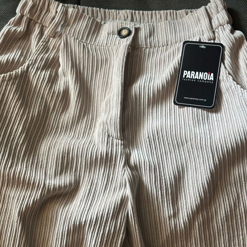 Beige corduroy pants Paranoia size S like new