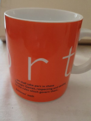 Collectible mug Olympic Games 2004 new