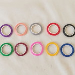 Thin Craft Ribbons Set of 10 Rolls, 5m Each, Color Mix