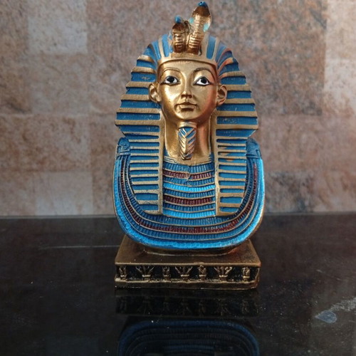 Collectible Ancient Egypt Set with Book and 4 Decorative Figurines new