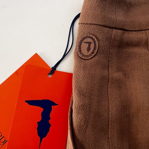 Trussardi Jeans New Pants Size S Beige Brown