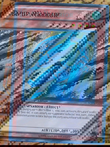 Rapid Warrior (Super Rare, Yugioh)
