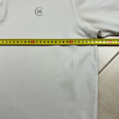 Cerruti 1881 men's polo shirt size L beige cotton like new