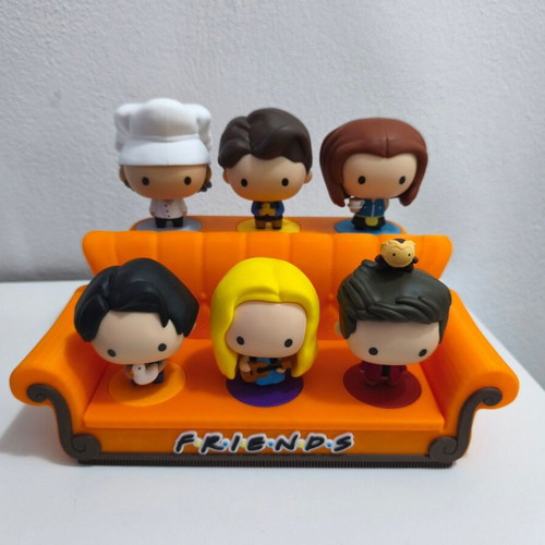 Friends McDonald's collection stand new, plastic PLA material