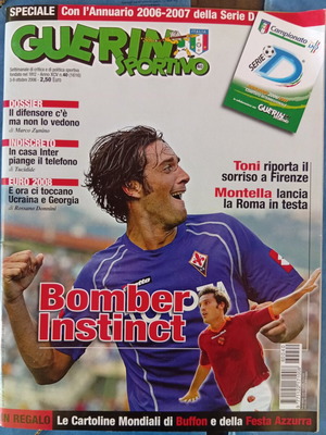 Guerin Sportivo τεύχος 3-9/10/2006 σαν καινούργιο, ρεπορτάζ αγωνιστικής