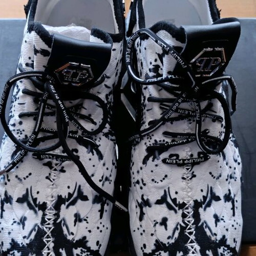 Philip Plein sneakers new, size 44, black and white