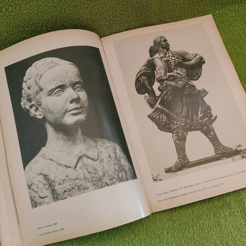 Vasos Falireas Sculptor Engraver Art Album used with signed dedication