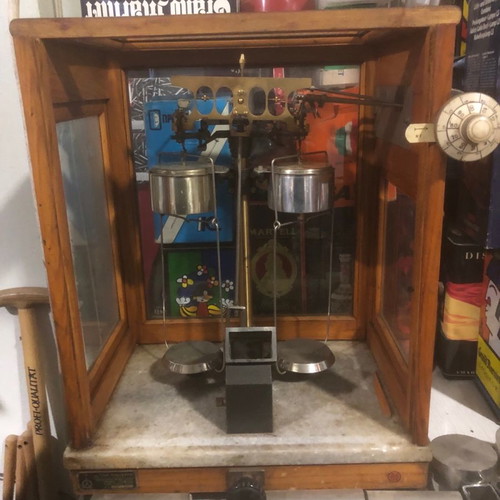 Precision scale Soviet-made used, needs servicing
