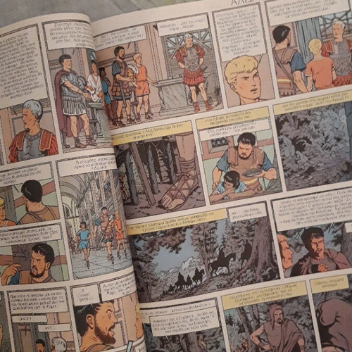 Alix 2 collectible comics used, private binding from Casterman 1965-1966
