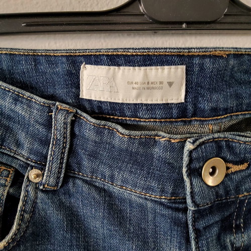 Zara Low Rise Bootcut Jeans Y2K Style EU40 New