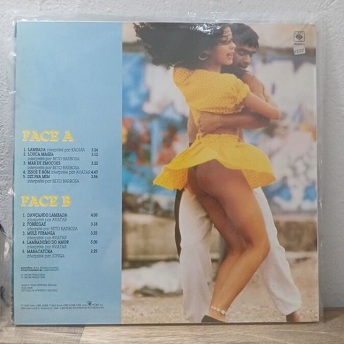 Lambada vinyl used, latin, 1989