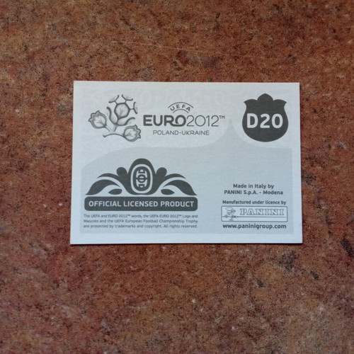 Panini Euro 2012 Deutschland Edition D20 Extra Player Sticker