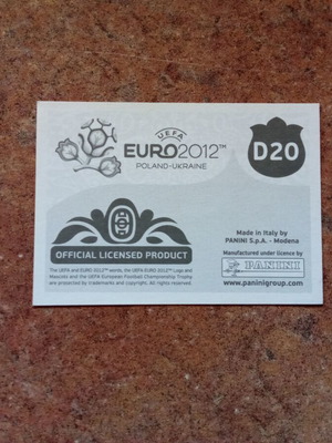 Panini Euro 2012 Deutschland Edition D20 Extra Player Sticker