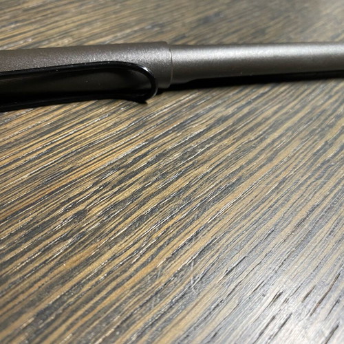 Lamy black pen like new with rollerball refill