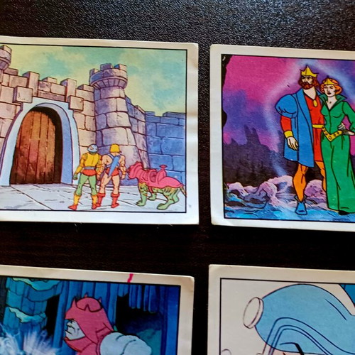 Panini Masters of the Universe Sticker Set 8 Retro 80s Like New