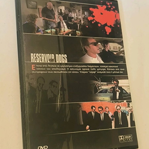 Reservoir Dogs DVD like new, action adventure crime with subtitles