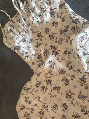 Shein long summer dress with slit, size small