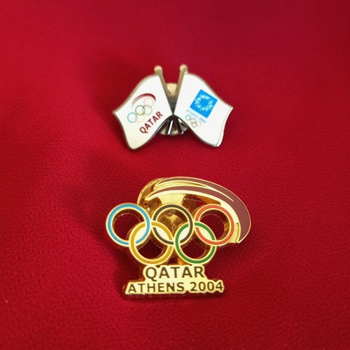 Olympic Pins Qatar Athens 2004 set like new