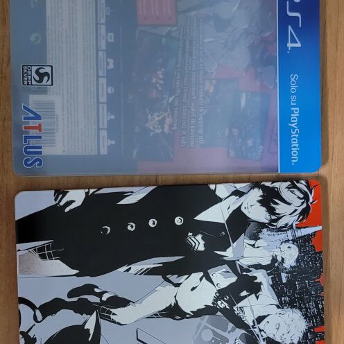 Persona 5 Steelbook PS4 game, European version