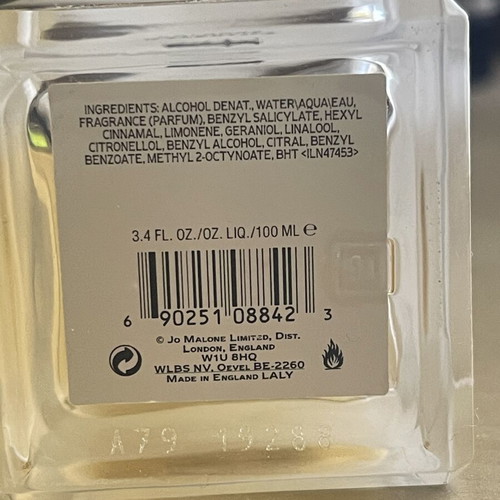 Jo Malone Waterlily Cologne like new, 100 ml