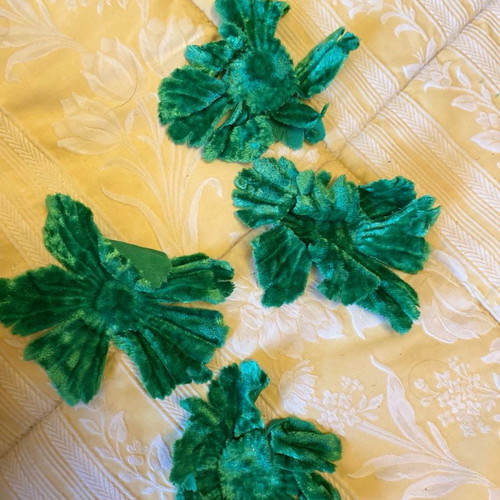 Collection of upholstery fabric remnants like new