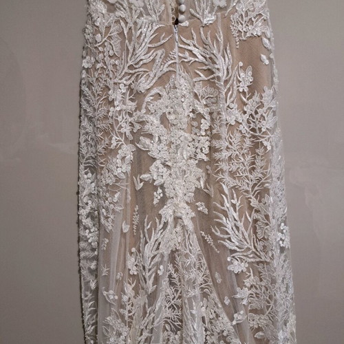 Vera Paul wedding dress like new, white, handmade from Kolonaki